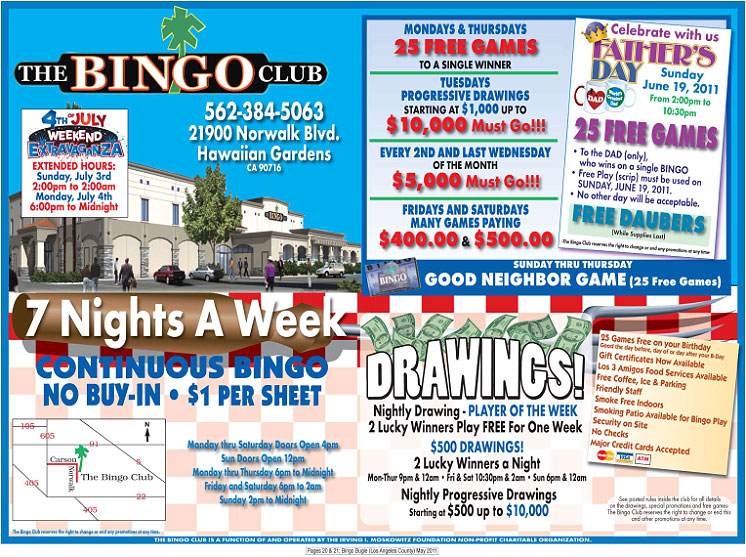 The New Bingo Club Hawaiian Gardens